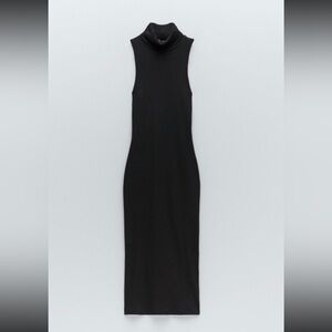 Zara Ribbed Midi Dress